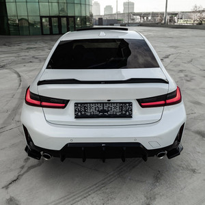 Rear Side Splitters Gloss Black - BMW 3 Series M-Pack G20 / G21 Facelift 2022+