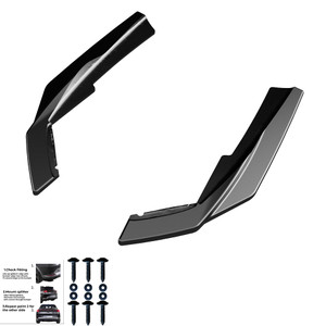 Rear Side Splitters Gloss Black - BMW 3 Series M-Pack G20 / G21 Facelift 2022+
