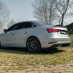 Roof Spoiler Gloss Black - AUDI A3 A3 S-Line S3 RS3 Sedan 8V / 8V Facelift 2013-2020