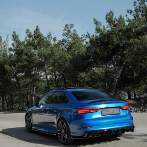 Roof Spoiler Gloss Black - AUDI A3 A3 S-Line S3 RS3 Sedan 8V / 8V Facelift 2013-2020