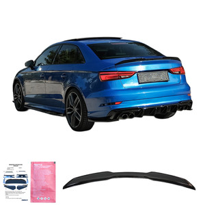 Roof Spoiler Gloss Black - AUDI A3 A3 S-Line S3 RS3 Sedan 8V / 8V Facelift 2013-2020