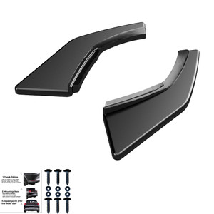Rear Side Splitters Gloss Black - VW VOLKSWAGEN Golf MK7 GTI 2013-2016