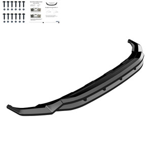Front Splitter Gloss Black - VW VOLKSWAGEN Touareg MK3 R-Line 2018-2023
