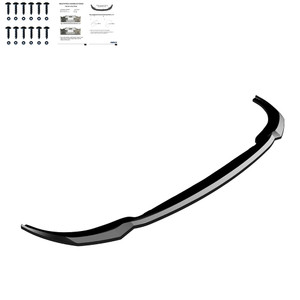 Front Splitter Gloss Black - BMW 3 Series G20 / G21 / M340i M-Pack Facelift 2022+