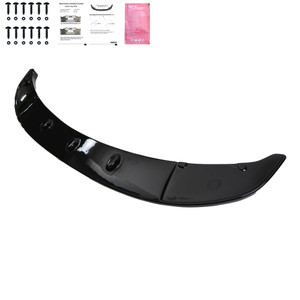Front Splitter Gloss Black - BMW 5 Series F10 / F11 M-Pack 2011-2016 Front Splitter Gloss Black - w / Flaps