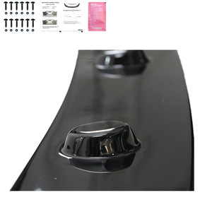 Front Splitter Gloss Black - BMW 5 Series F10 / F11 M-Pack 2011-2016 Front Splitter Gloss Black - w / Flaps