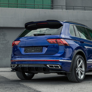 Rear Diffuser Gloss Black - VW VOLKSWAGEN Tiguan R-Line MK2 Facelift 2020-2024