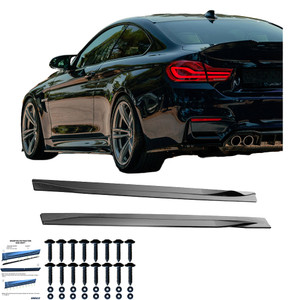 Side Skirts Gloss Black - BMW M4 F82 2014-2021