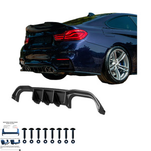 Rear Diffuser Gloss Black - BMW M4 F82 2014-2021