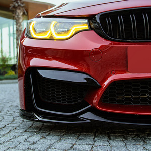 Front Flaps Gloss Black - BMW M4 F82 / M3 F80 2014-2021