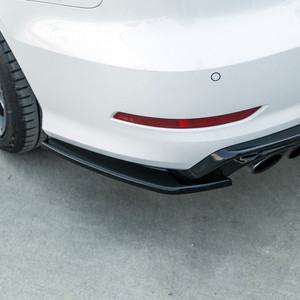 Rear Side Splitters Gloss Black - AUDI S3 8V Sedan 2013-2016