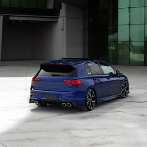 Rear Side Splitters Gloss Black - VW VOLKSWAGEN Golf R MK8 2020+