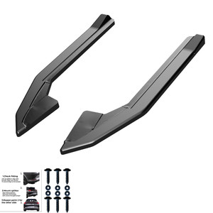 Rear Side Splitters Gloss Black - BMW 4 Series M-Pack i4 G26 2021+