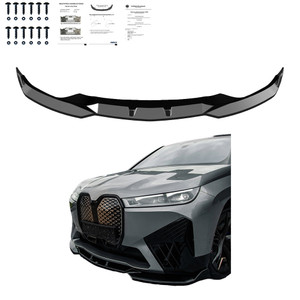 Front Splitter Gloss Black - BMW iX M-Pack i20 2021+ with ABE TÜV