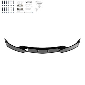 Front Splitter Gloss Black - BMW iX M-Pack i20 2021+ with ABE TÜV