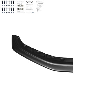 Front Splitter Gloss Black - BMW 5 Series G30 / G31 M-Pack 2017-2020 with ABE TÜV