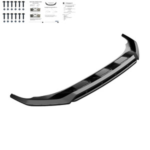 Front Splitter Gloss Black - AUDI SQ7 MK2 Facelift 2019-2023 with ABE TÜV