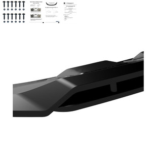 Front Splitter Gloss Black - AUDI SQ7 MK2 Facelift 2019-2023 with ABE TÜV
