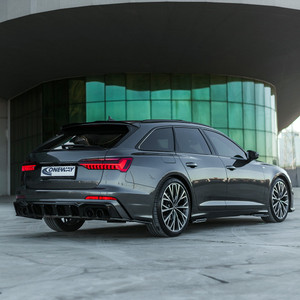 Rear Side Splitters Gloss Black - AUDI S6 C8 / C8 Facelift (Sedan-Avant) 2019+