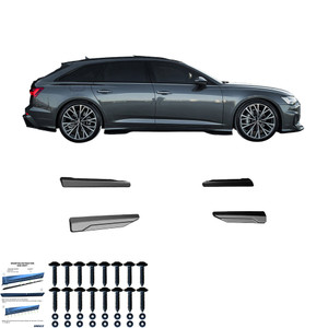 Side Skirts Gloss Black - AUDI S6 / A6 S-Line C8 (Sedan-Avant) 2019+