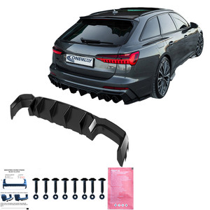 Rear Diffuser Gloss Black - AUDI S6 C8 / C8 Facelift (Sedan-Avant) 2019+