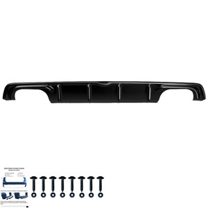 Rear Diffuser Gloss Black - AUDI A3 S-Line / S3 Sedan 8V