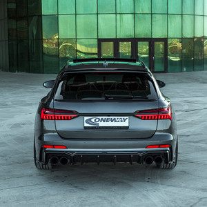 Roof Spoiler Gloss Black - AUDI S6 C8 / C8 Facelift (Sedan-Avant) 2019+
