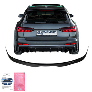 Roof Spoiler Gloss Black - AUDI S6 C8 / C8 Facelift (Sedan-Avant) 2019+