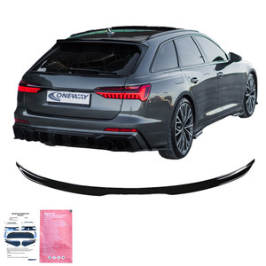 Trunk Spoiler Gloss Black - AUDI S6 C8 / C8 Facelift (Sedan-Avant) 2019+