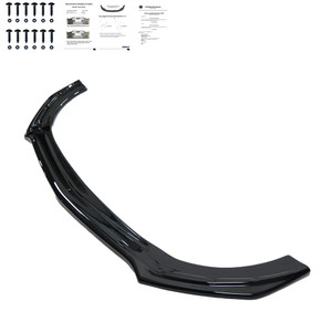 Front Splitter Gloss Black - MERCEDES CLA 35 AMG Aero C118 2019+ with ABE TÜV