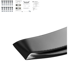 Front Splitter Gloss Black - BMW 6 Series F06 / F12 / F13 Facelift M-Pack 2013-2018 v2 with ABE TÜV