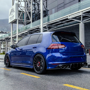 Side Skirts Gloss Black - VW VOLKSWAGEN Golf MK7 R 2013-2016