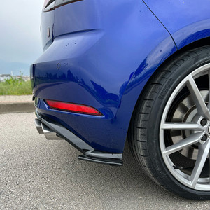 Rear Side Splitters Gloss Black - VW VOLKSWAGEN Golf MK7.5 R 2017-2020