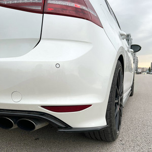 Rear Side Splitters Gloss Black - VW VOLKSWAGEN Golf MK7 R 2013-2016