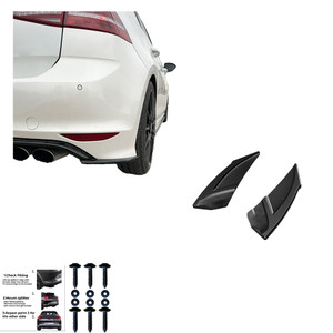 Rear Side Splitters Gloss Black - VW VOLKSWAGEN Golf MK7 R 2013-2016