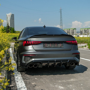 Rear Diffuser Gloss Black - AUDI S3 / A3 S-Line Sedan / Sportback 8Y 2020-2024