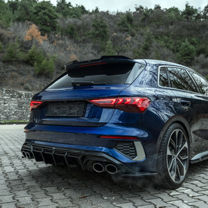 Rear Diffuser Gloss Black - AUDI S3 / A3 S-Line Sedan / Sportback 8Y 2020-2024