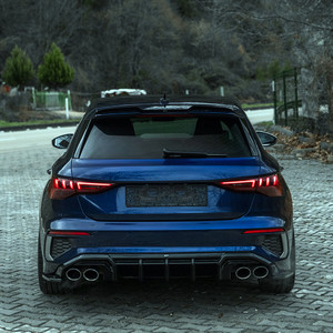 Rear Diffuser Gloss Black - AUDI S3 / A3 S-Line Sedan / Sportback 8Y 2020-2024