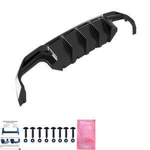 Rear Diffuser Gloss Black - AUDI S3 / A3 S-Line Sedan / Sportback 8Y 2020-2024