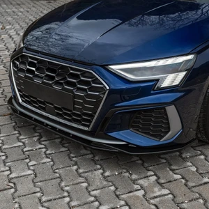 Front Splitter Gloss Black V1 - AUDI A3 S-Line / S3 8Y  - 2021-2024