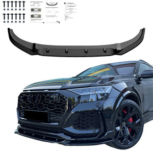 Front Splitter Gloss Black - AUDI RS Q8 MK1 2019-2023 with ABE TÜV