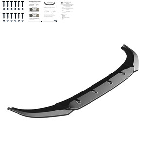 Front Splitter Gloss Black - AUDI RS Q8 MK1 2019-2023 with ABE TÜV