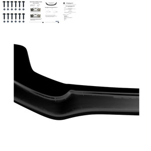 Front Splitter Gloss Black - AUDI A5 S-line / S5 8T 2007-2011 with ABE TÜV