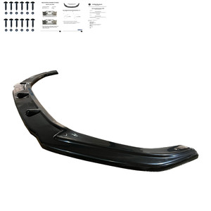Front Splitter Gloss Black - AUDI A4 S-Line / S4 B9 2016-2019 pre-facelift
