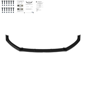 Front Splitter Gloss Black - AUDI A3 S-Line / S3 8V Sedan 2017-2020