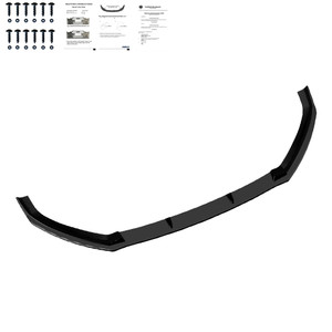 Front Splitter Gloss Black - AUDI A3 S-Line / S3 8V Sedan 2017-2020