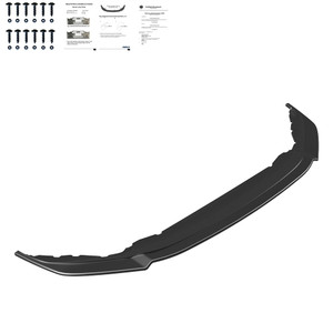 Front Splitter Gloss Black - VW VOLKSWAGEN Tiguan MK2 R-Line 2015-2020 with ABE TÜV