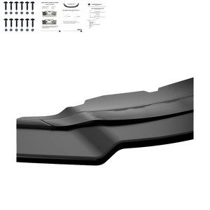 Front Splitter Gloss Black - VW VOLKSWAGEN Tiguan MK2 R-Line 2015-2020 with ABE TÜV