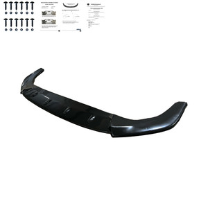 Front Splitter Gloss Black - VW VOLKSWAGEN Golf MK8 GTI / GTE / R-Line 2020-2024 v2 with ABE TÜV