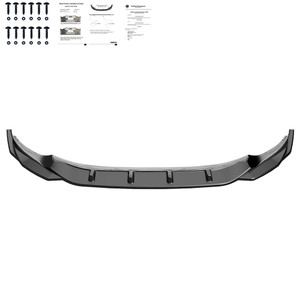 Front Splitter Gloss Black - VW VOLKSWAGEN Tiguan MK2 R / R-Line Facelift 2020+ with ABE TÜV